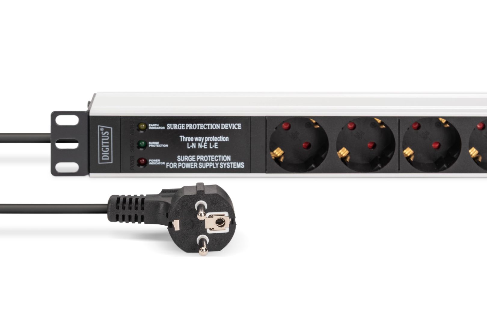 Digitus DN-95441 Túlfeszültségvédő 7DIN 2m Black