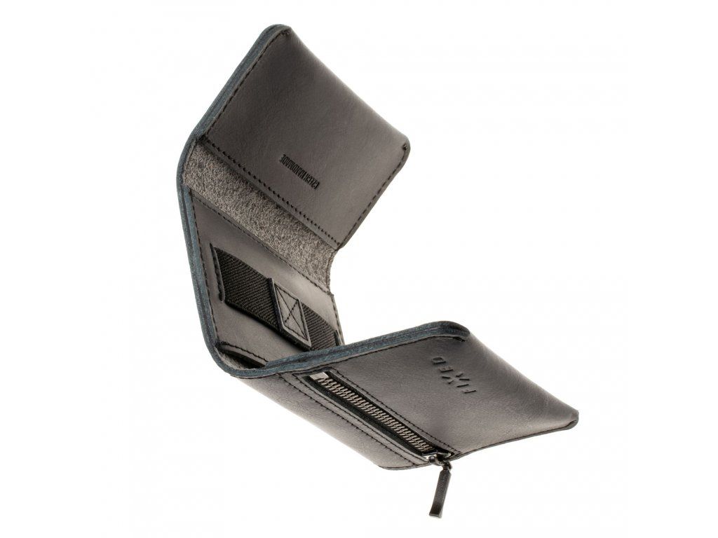 FIXED Tripple FIXWAT-TR2-BK bőr pénztárca, AirTag tartóval, fekete