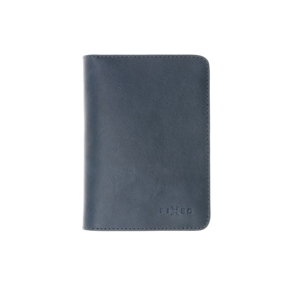 FIXED Passport valódi bőr  pénztárca , kék