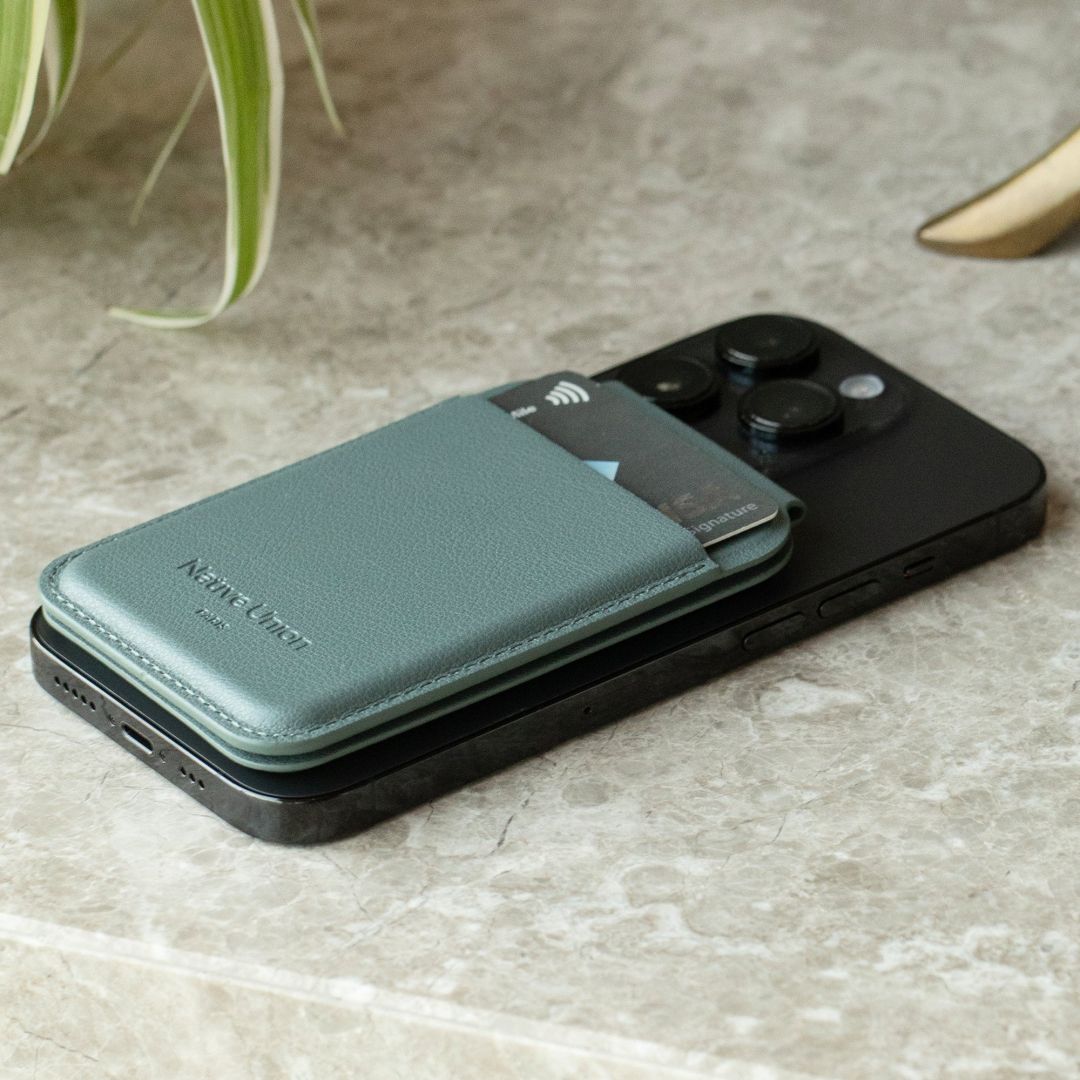 Native Union Active Wallet Stand Slate Green