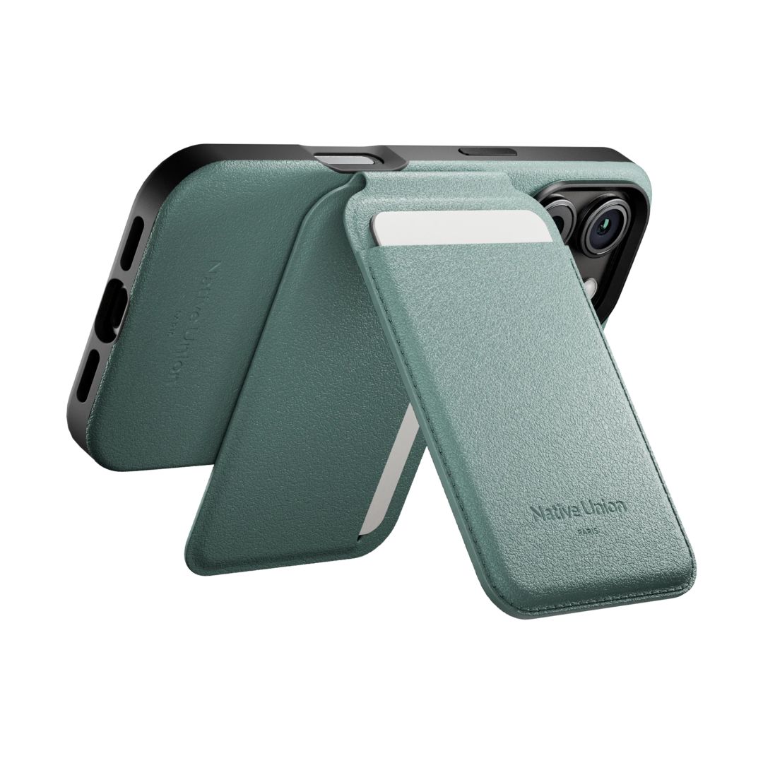 Native Union Active Wallet Stand Slate Green