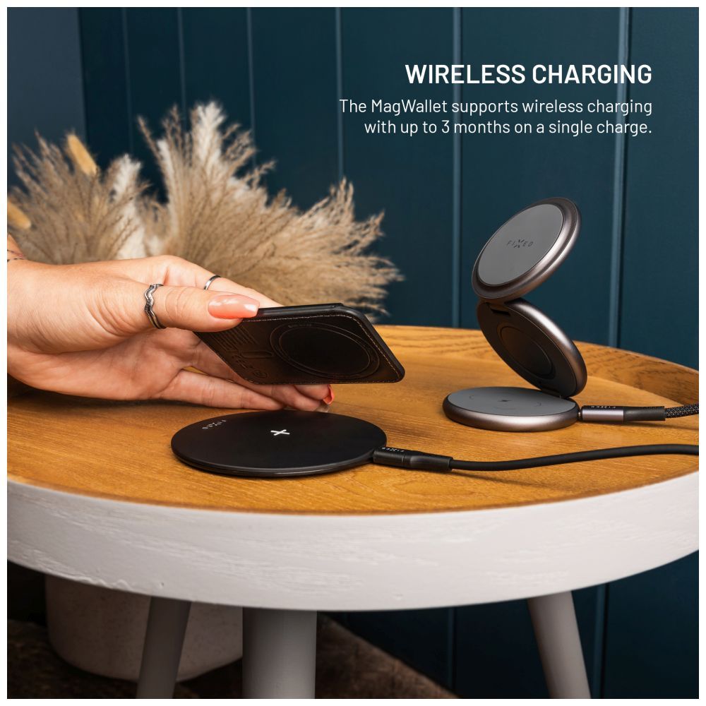 FIXED MagWallet péntárca műbörből, fekete