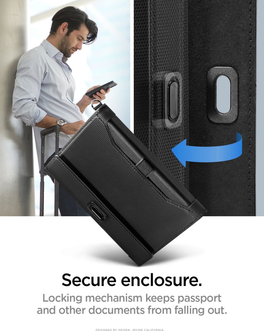 Spigen Universal Passport Holder Black