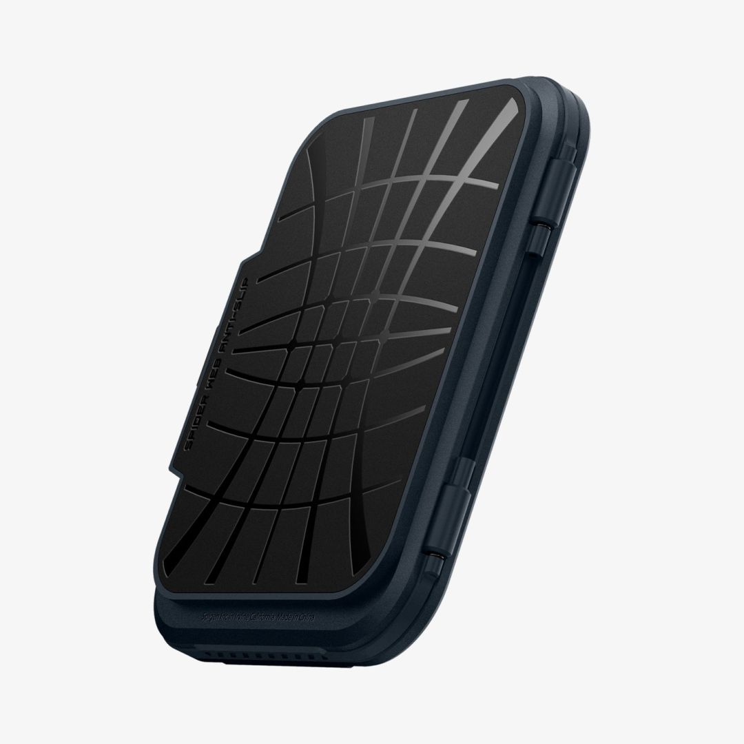 Spigen iPhone Lock Fit MagSafe Wallet Metal Slate