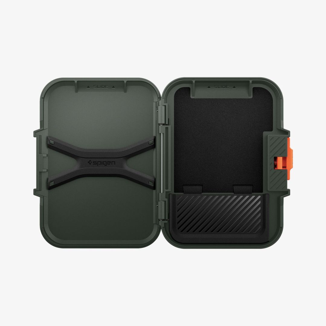 Spigen iPhone Lock Fit MagSafe Wallet Military Green