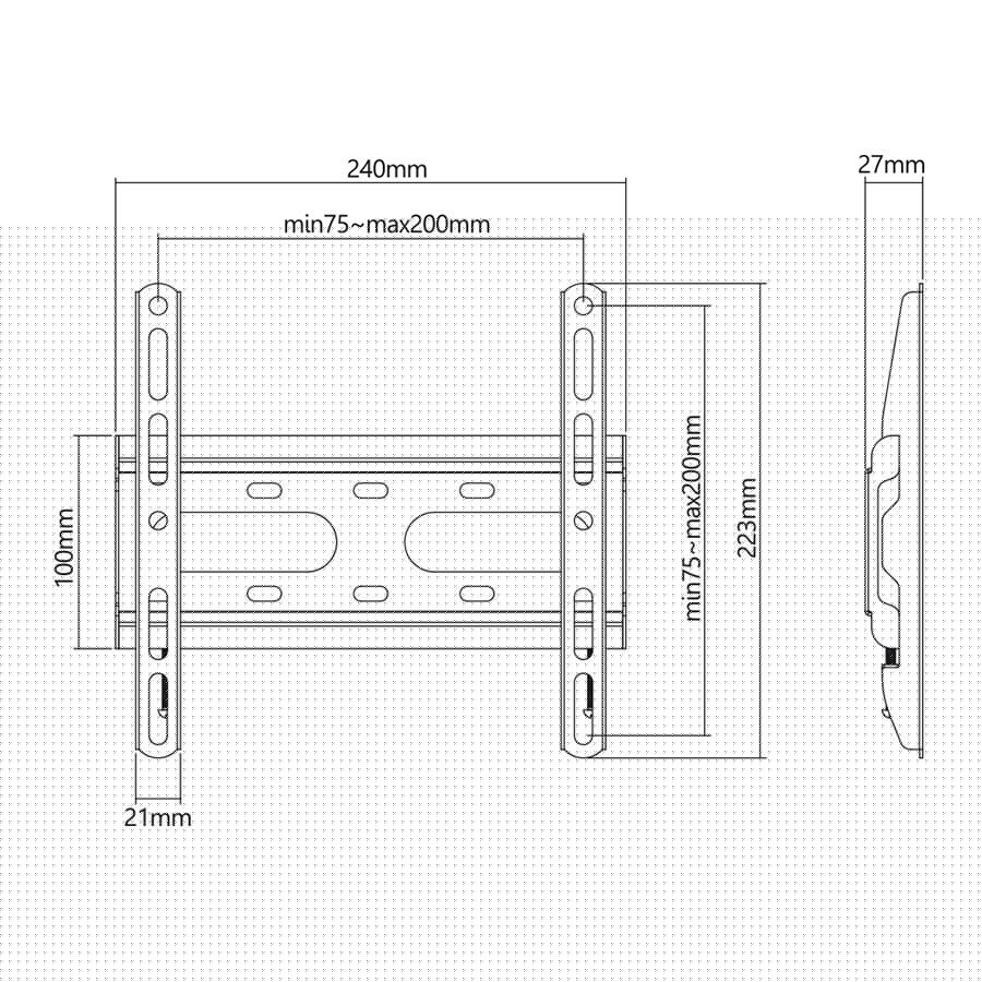 Stell SHO 4200 TV Wall Mount Fix 23