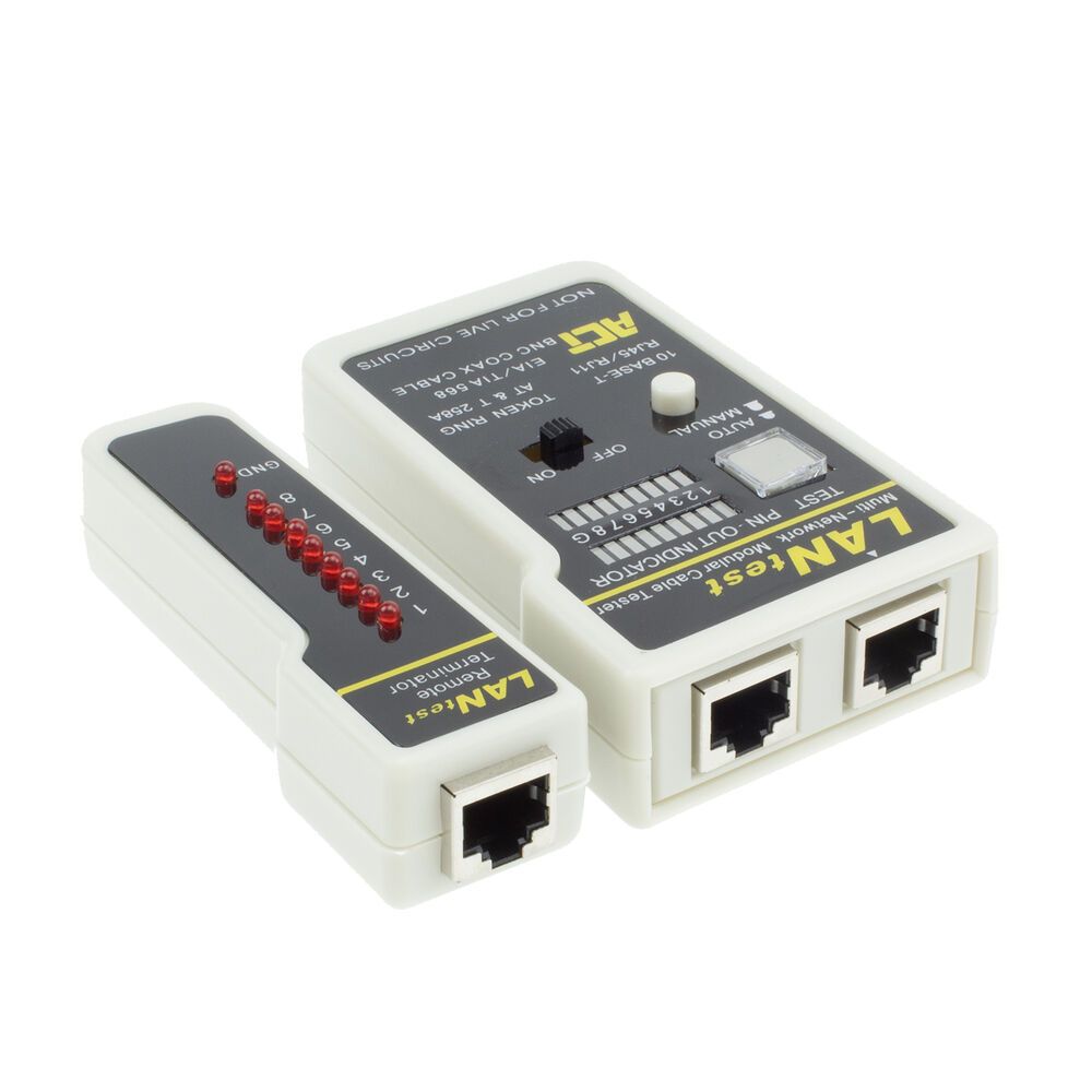 ACT LAN cable tester UTP/ STP/BNC