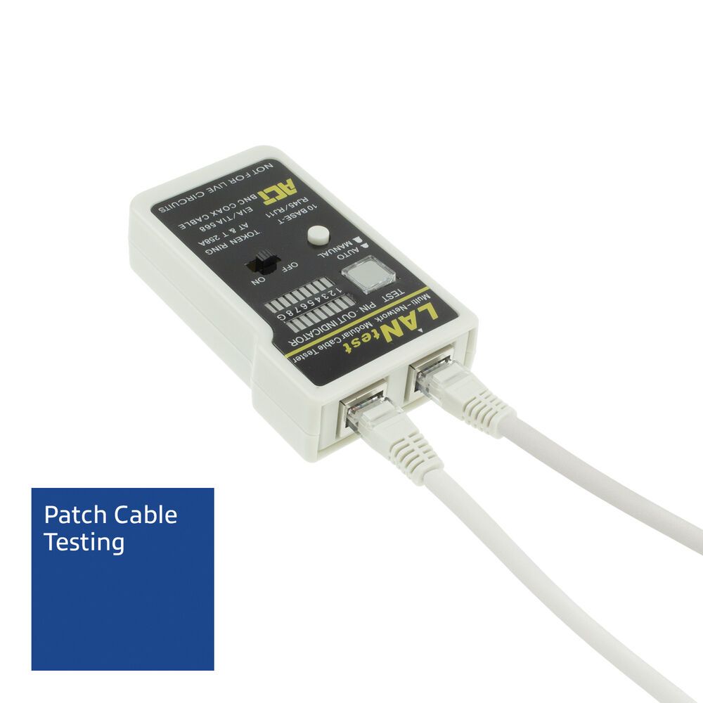 ACT LAN cable tester UTP/ STP/BNC