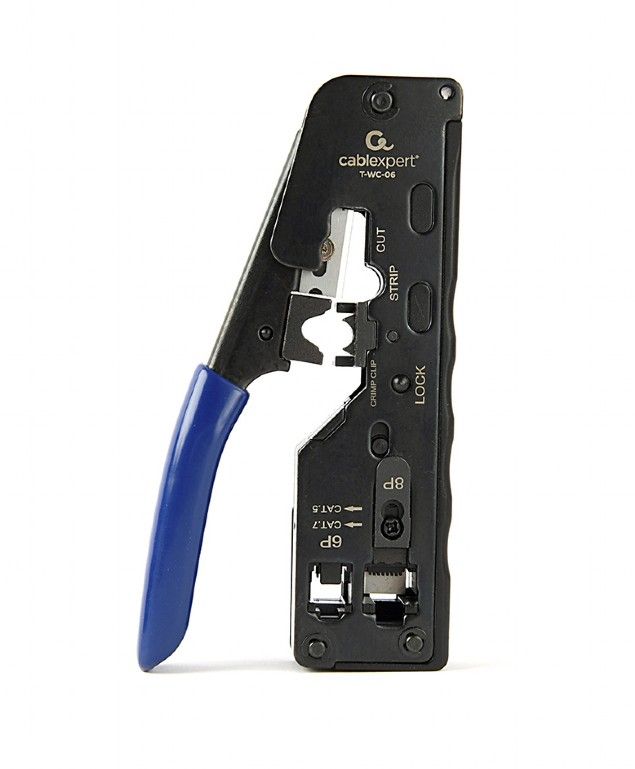 Gembird CAT.7 LAN pass-through plug crimping tool Blue