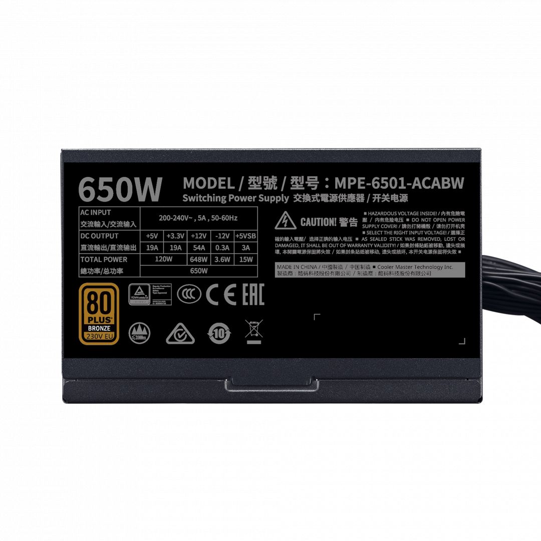 Cooler Master 650W 80+ Bronze MWE Bronze 650 V2