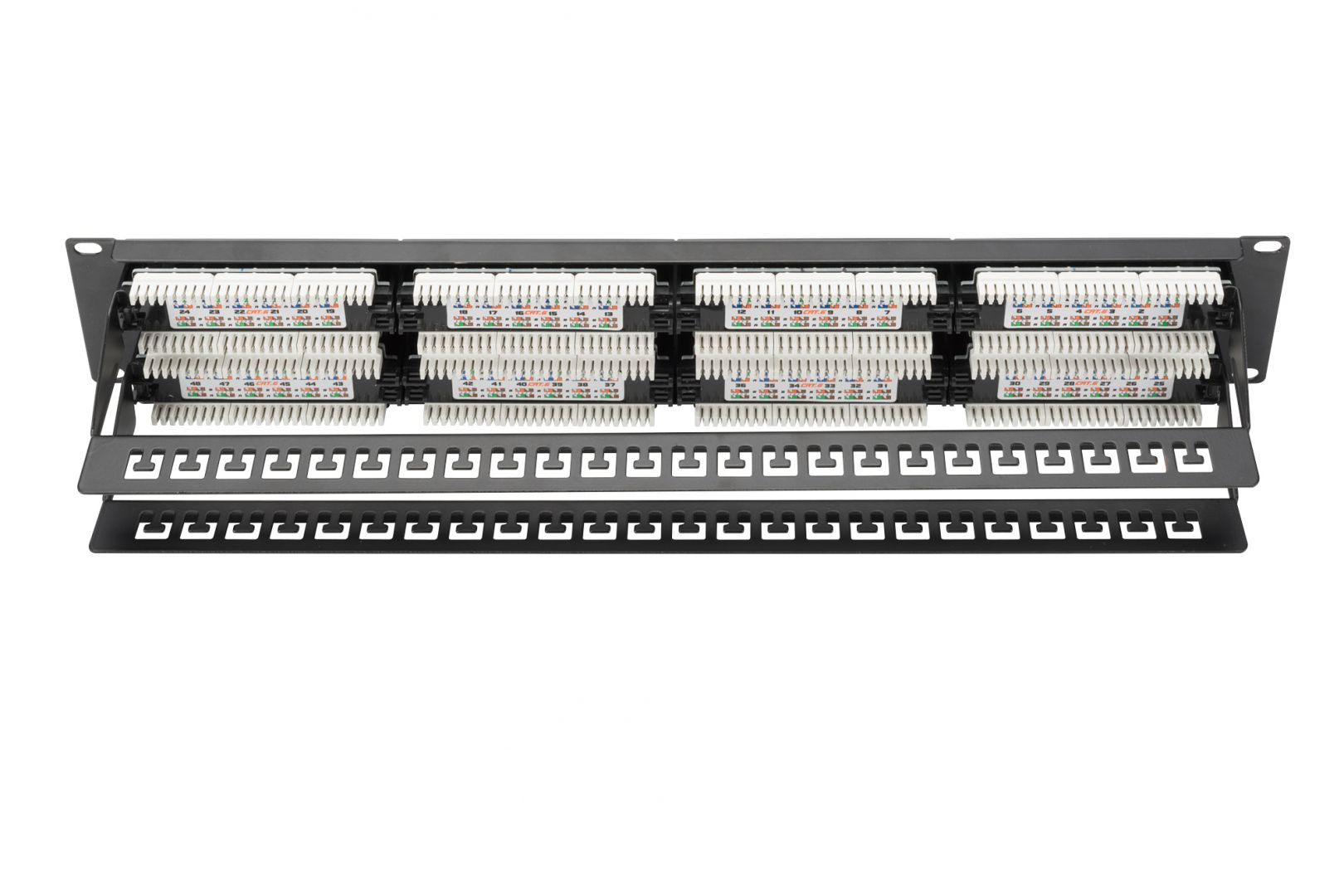 Digitus 48-port Patch Panel 2U Black
