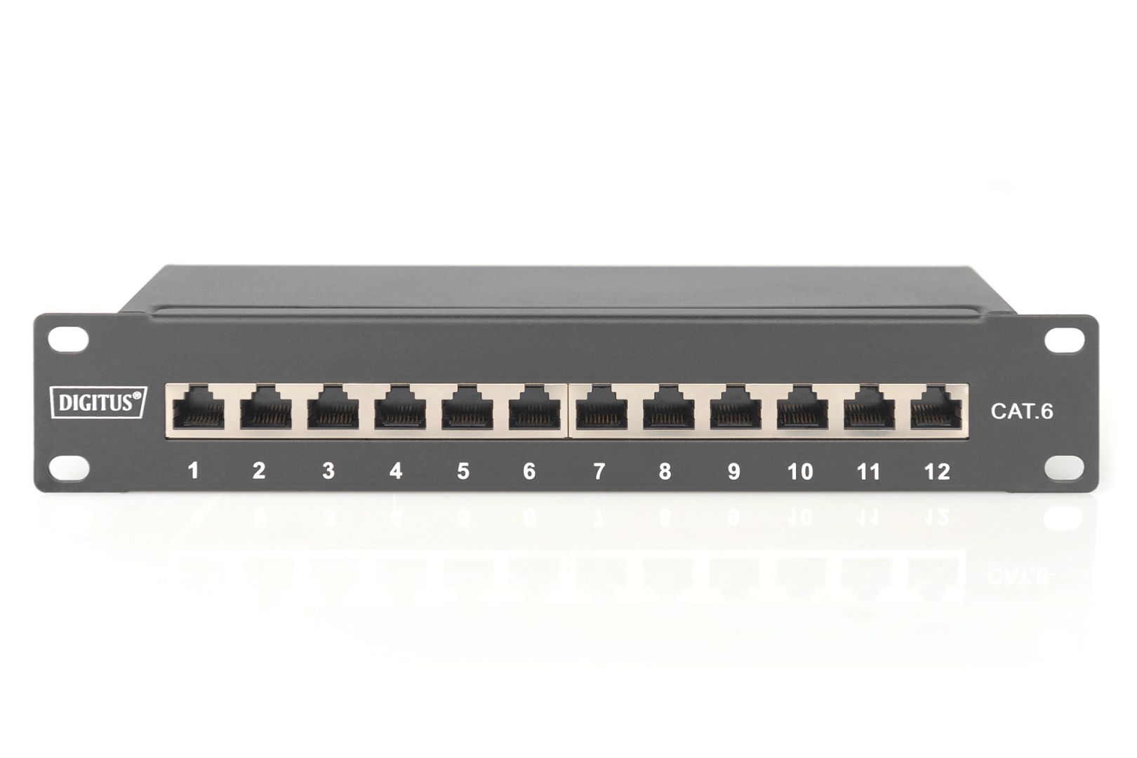Digitus 12-port Patch Panel 1U Black