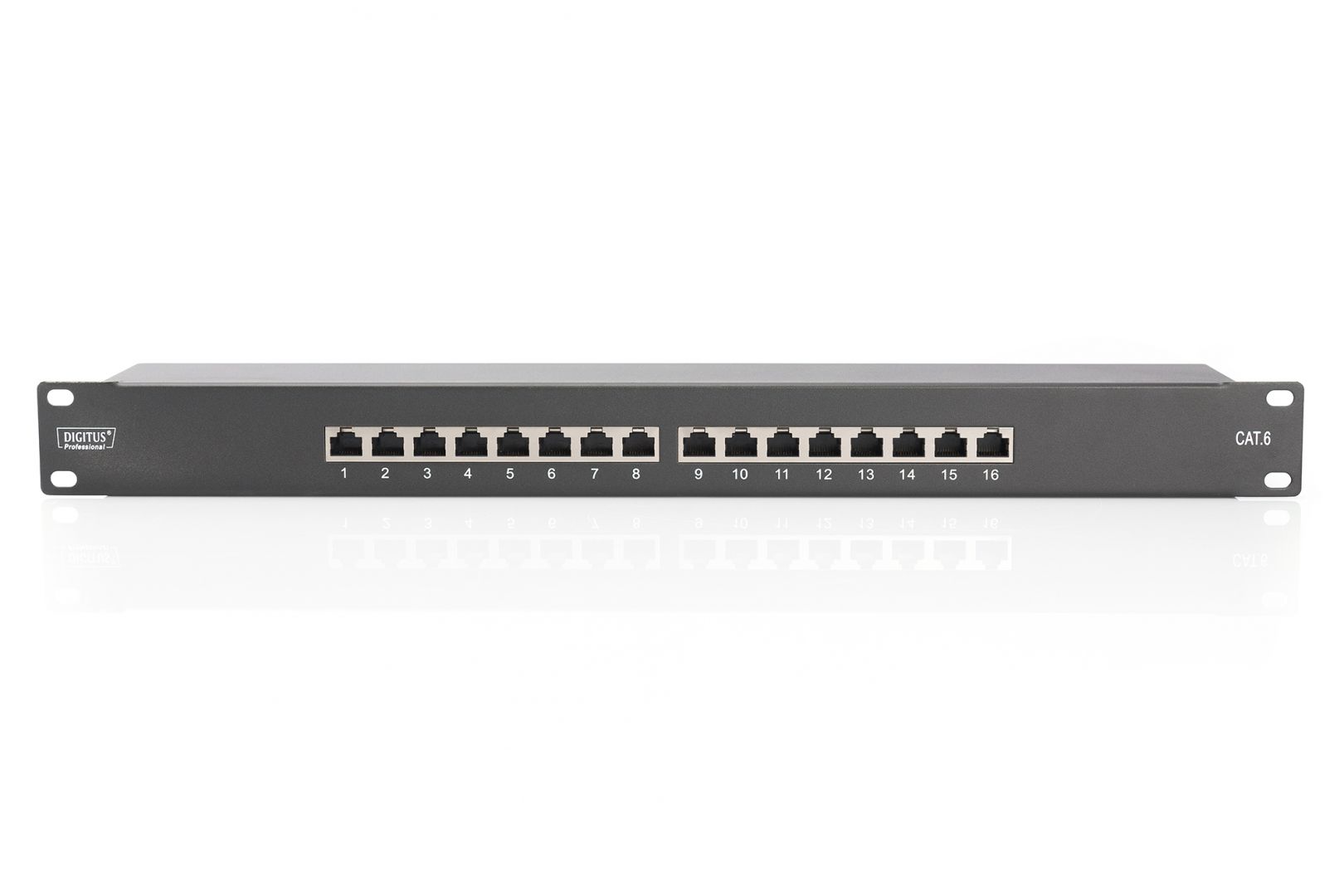 Digitus 16-port Patch Panel 1U Black
