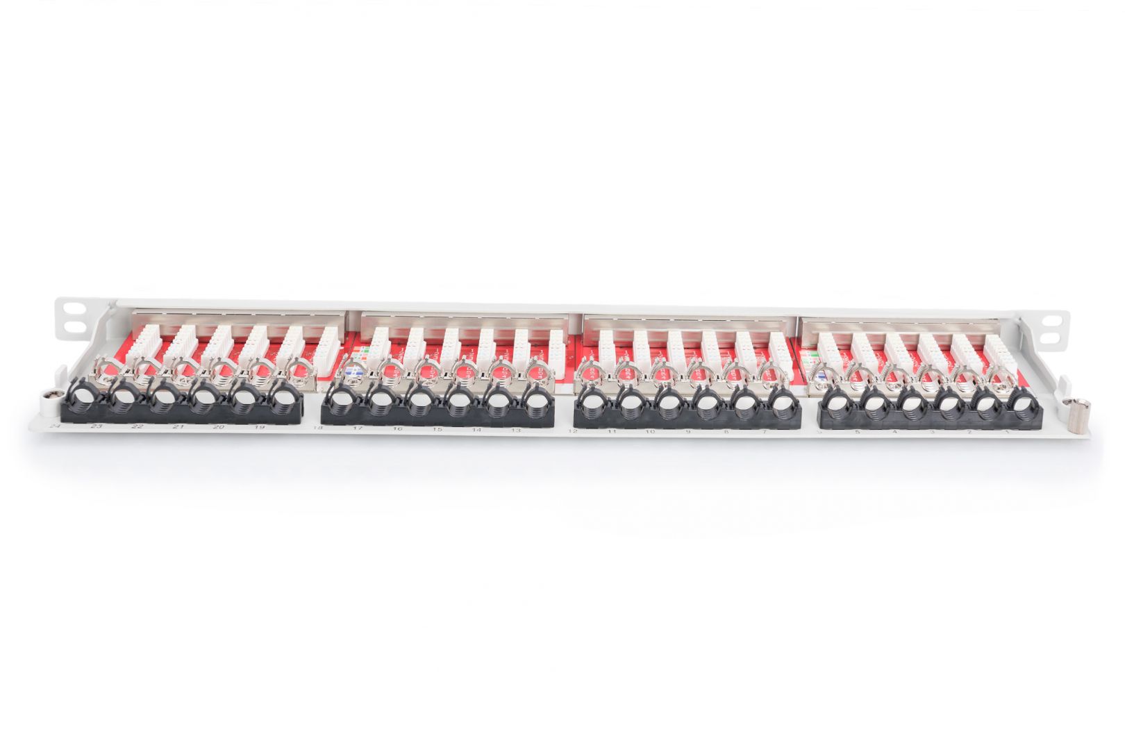 Digitus 24-port Patch Panel 0,5U Grey
