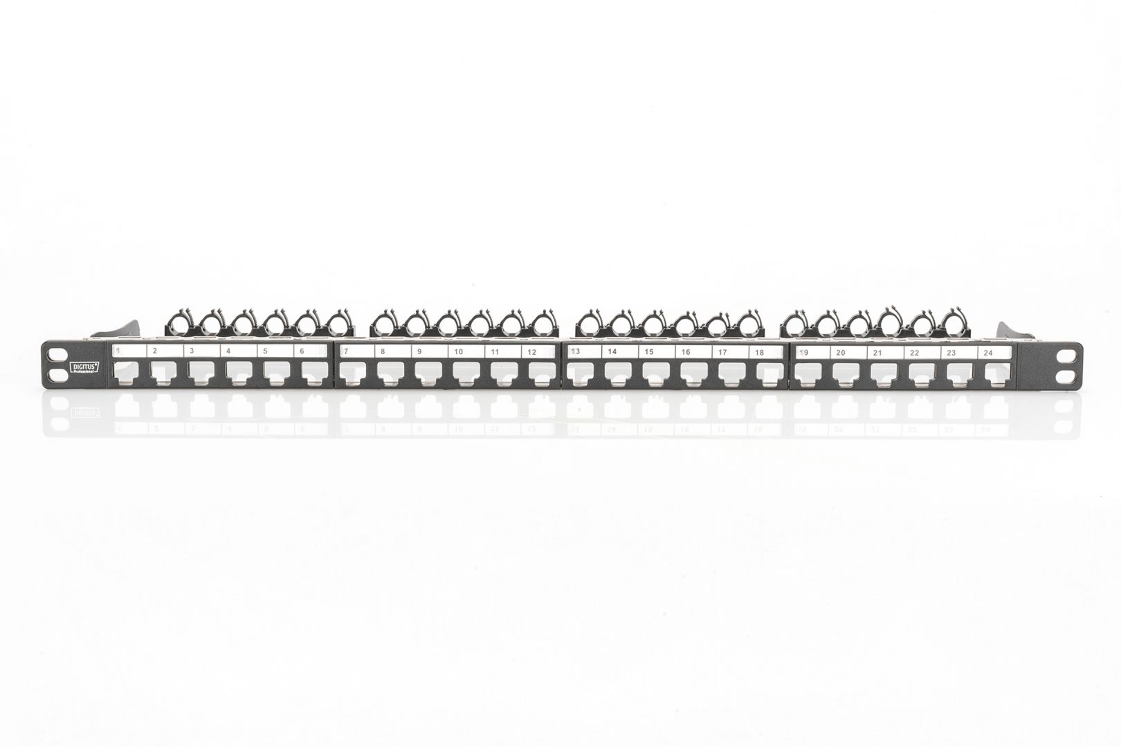Digitus 24-port Patch Panel 0,5U Black