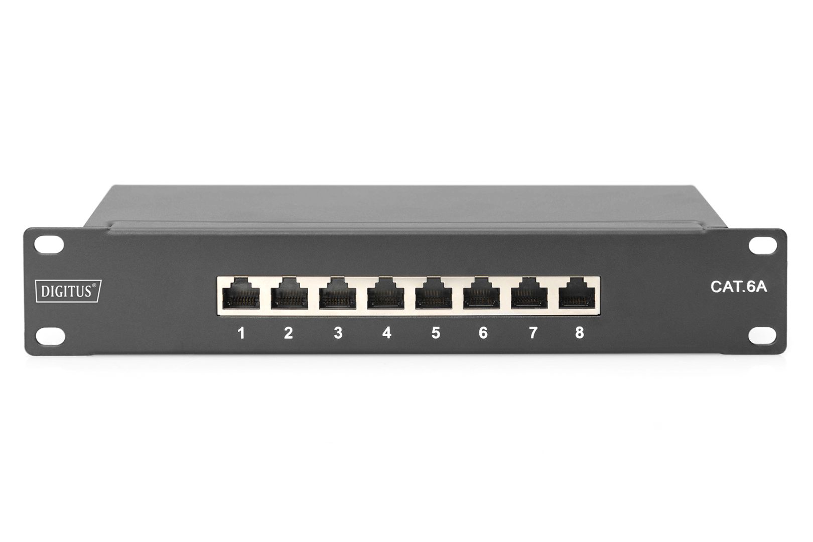 Digitus 8-Port Patch Panel 1U Black