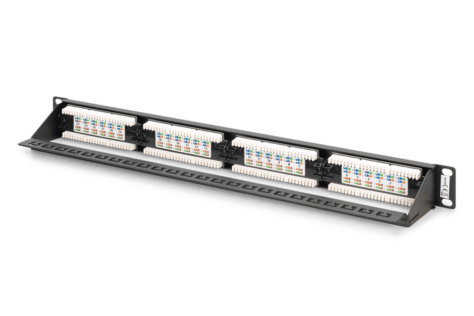 Digitus 24-port Patch Panel 1U Black