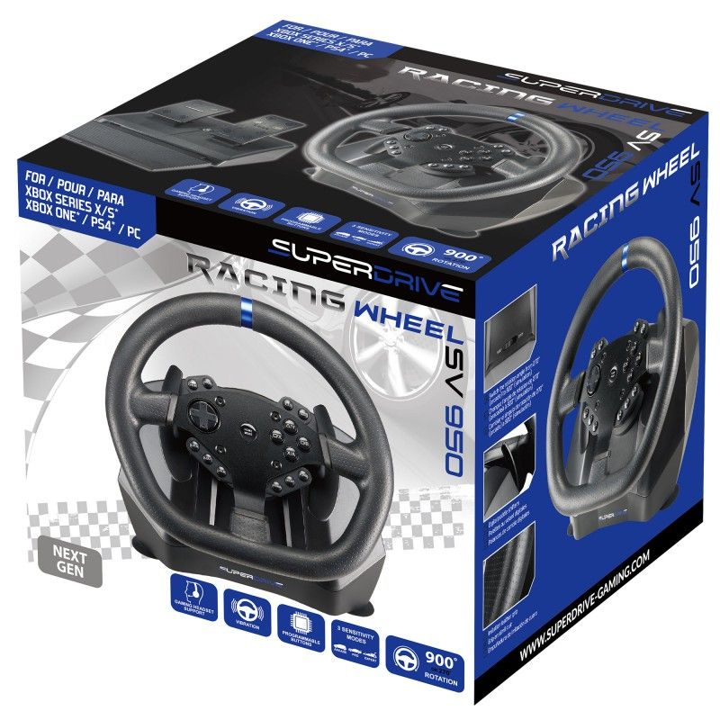 Subsonic Superdrive SV 950 Steering Wheel Black
