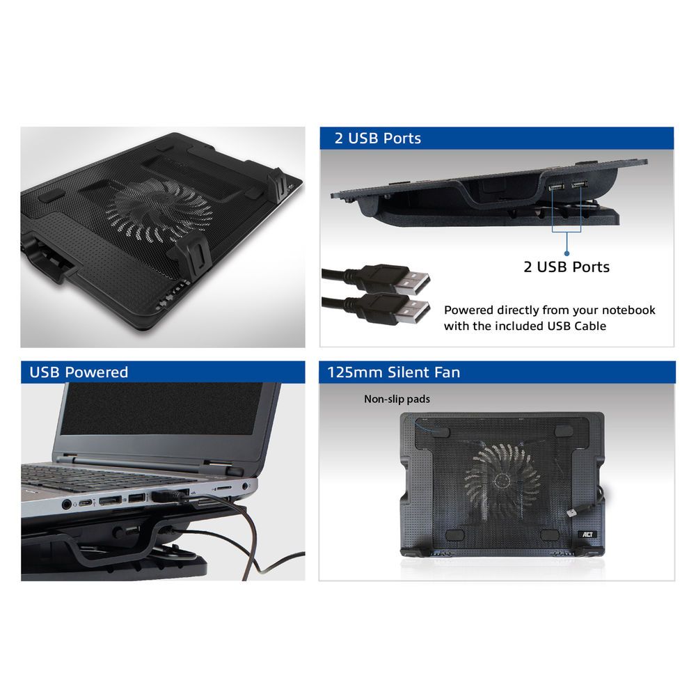 ACT AC8110 Laptop hűtőállvány 17