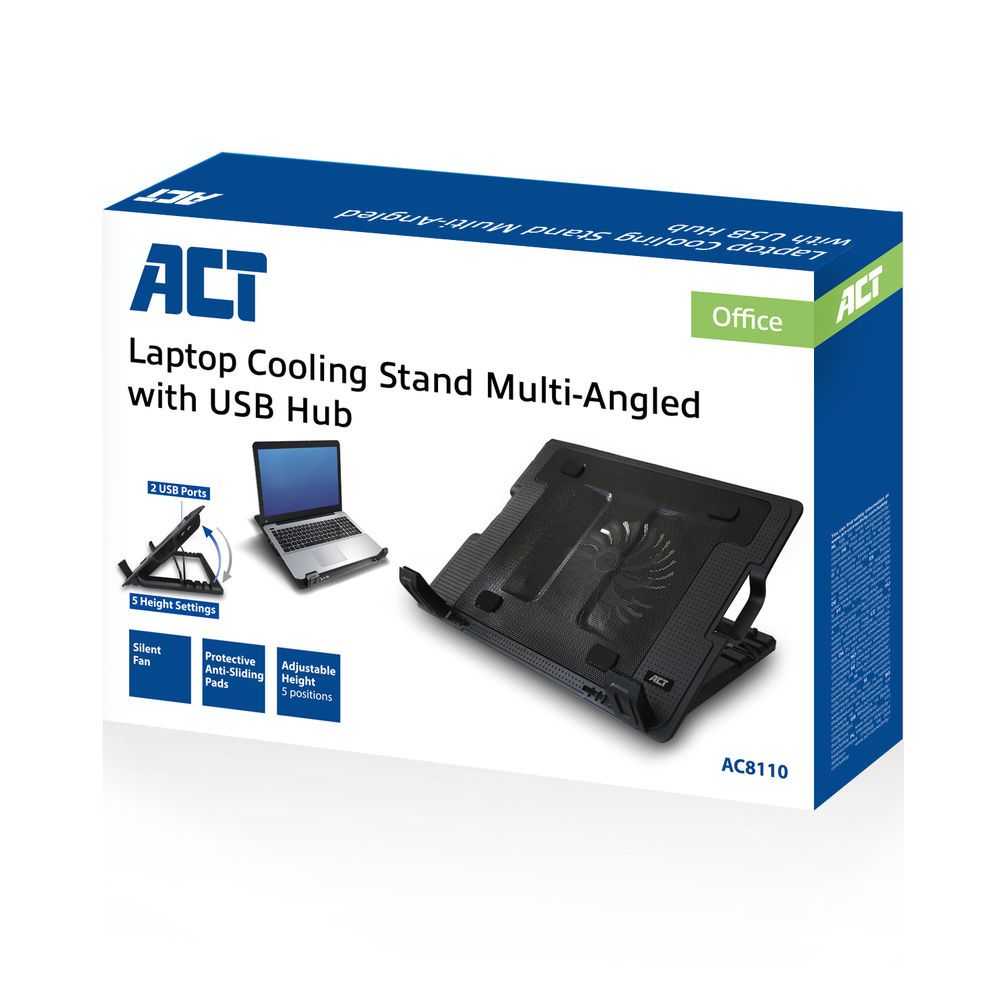 ACT AC8110 Laptop hűtőállvány 17