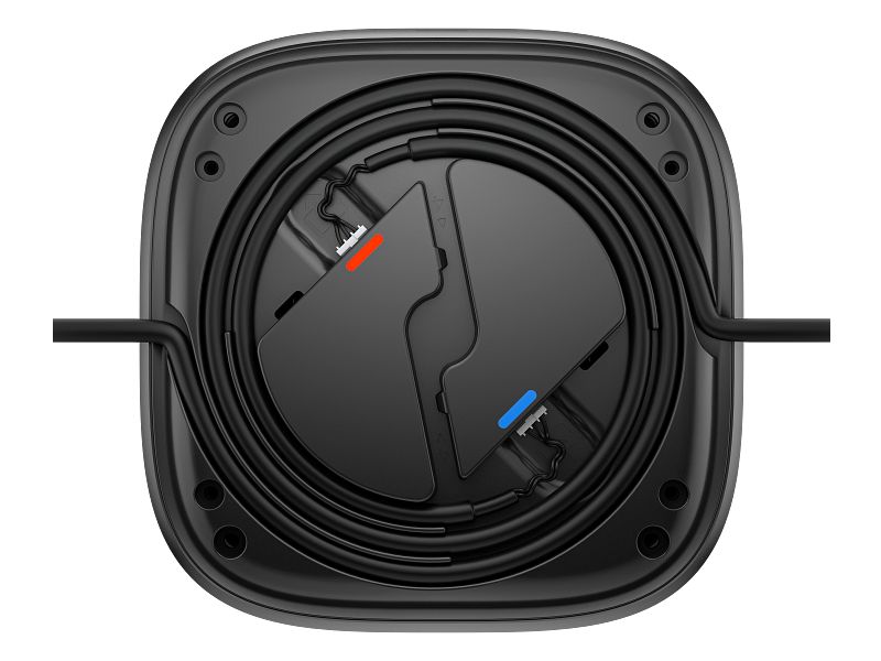 Poly Plantronics A2 Black Table Microphone w/ Mounting Plate Black