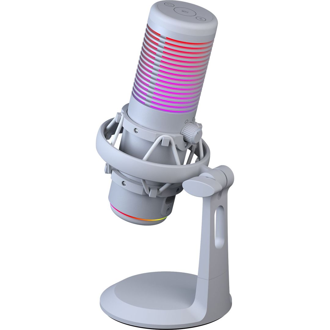 Rampage Bemol Microphone RGB White
