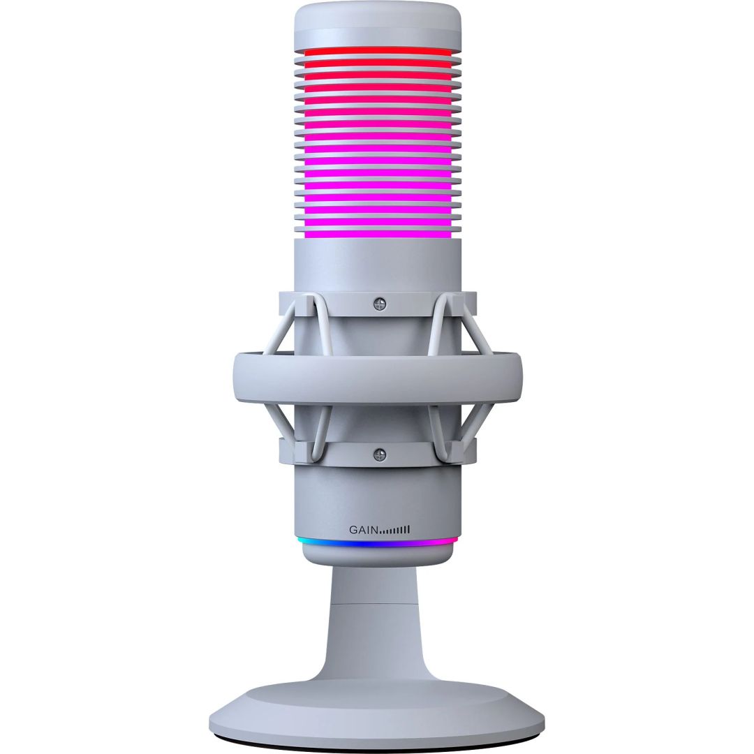 Rampage Bemol Microphone RGB White