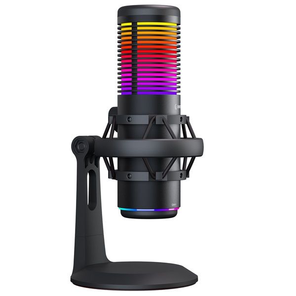 Rampage Bemol Microphone RGB Black