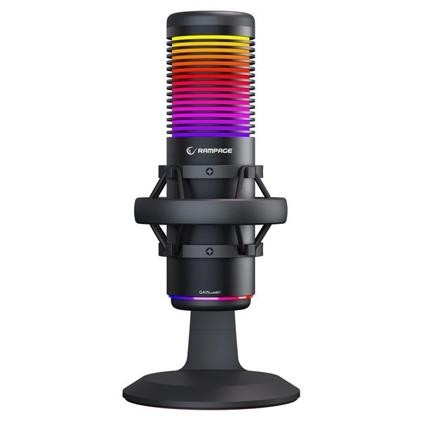 Rampage Bemol Microphone RGB Black