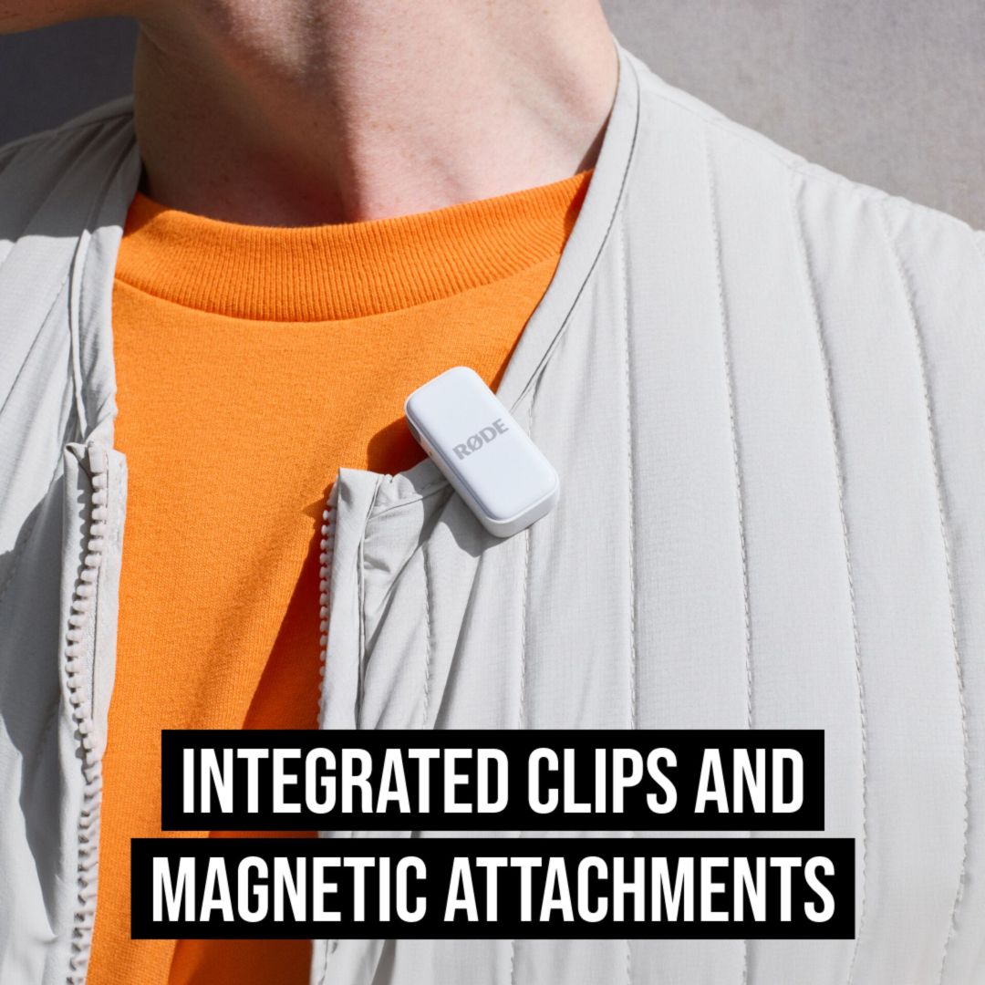 Rode Wireless Micro Ultra-compact Wireless Microphone White