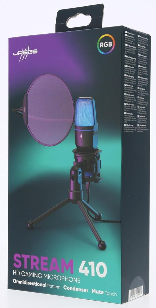 Hama uRage Stream 410HD Gaming Microphone Black