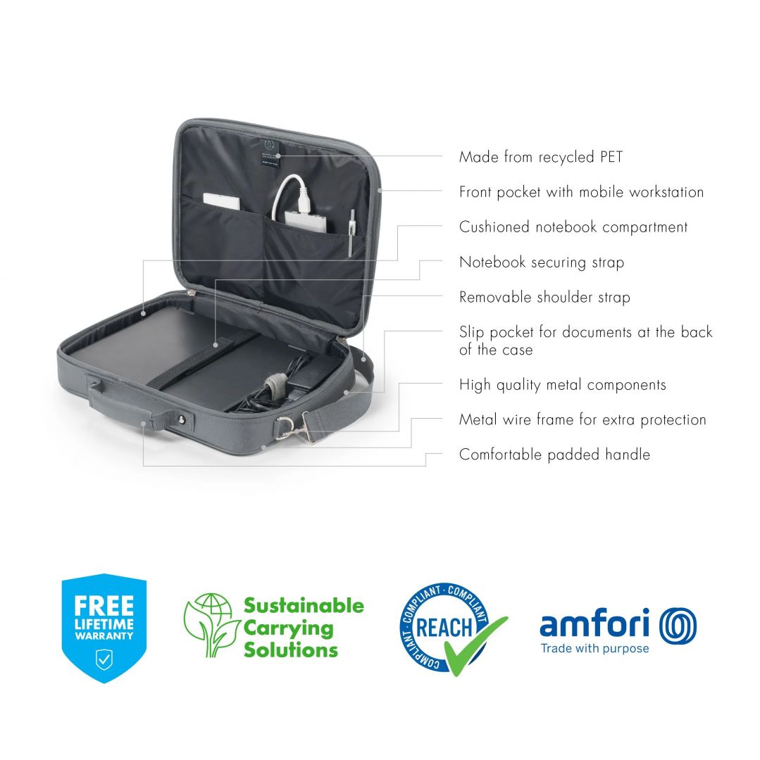 Dicota Laptop Bag Eco Multi Base 15,6
