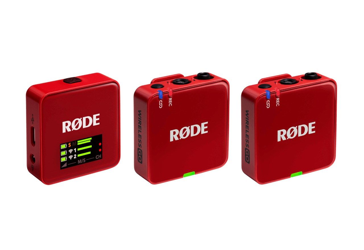 Rode Wireless GO III Compact Wireless Microphone System Red