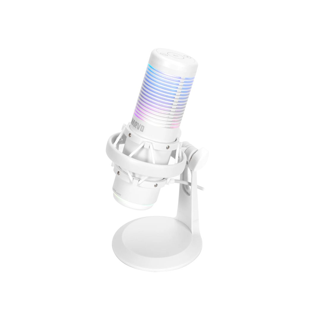 Marvo Blast 60 Streaming Microphone White