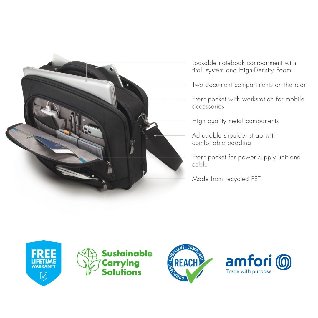 Dicota Laptop Bag Eco Multi Pro 15,6
