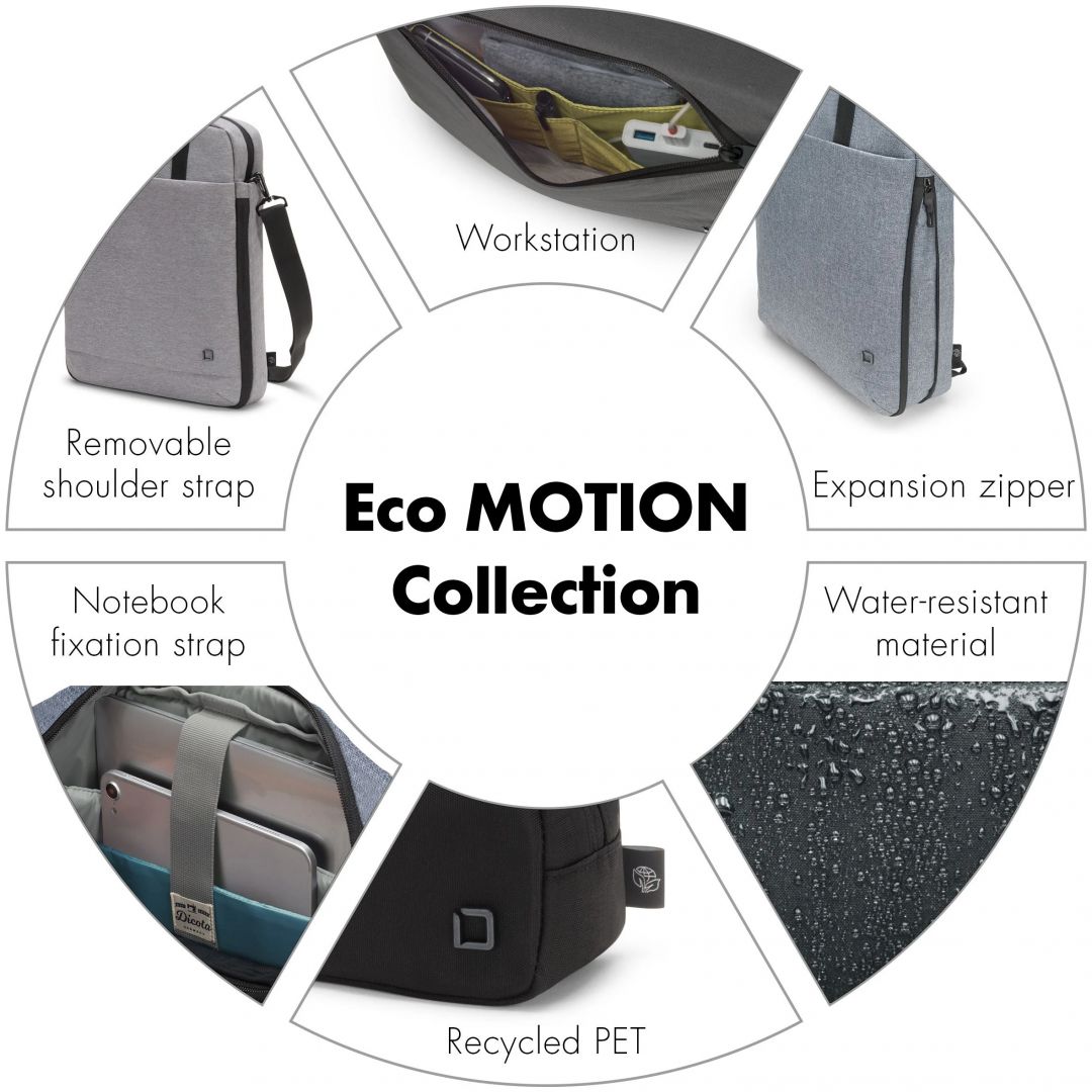 Dicota Laptop Case Slim Eco Motion 13,3