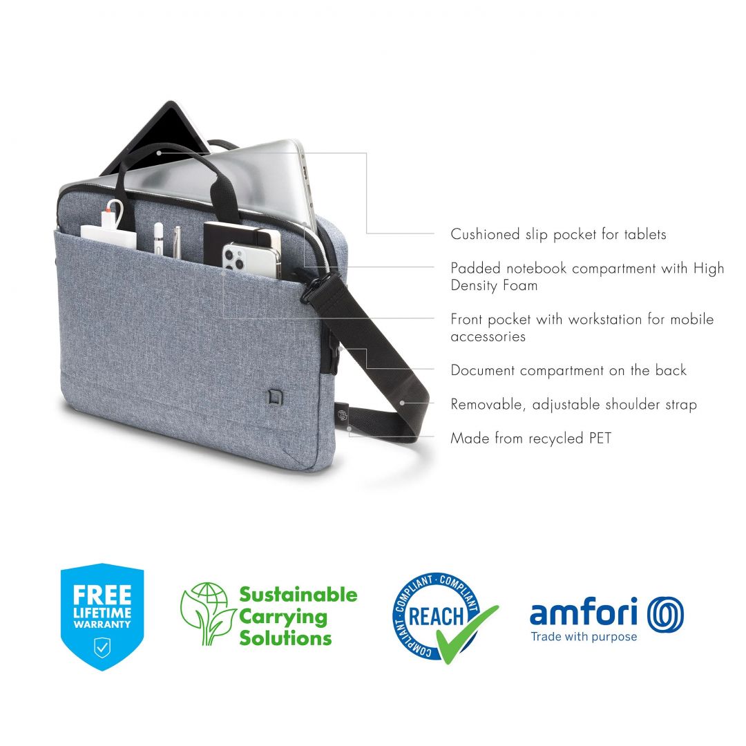 Dicota Laptop Case Slim Eco Motion 13,3