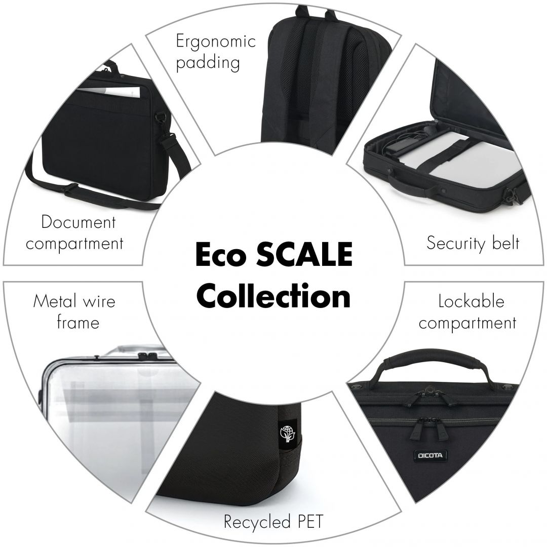 Dicota Laptop Bag Eco Multi Plus Scale 15,6