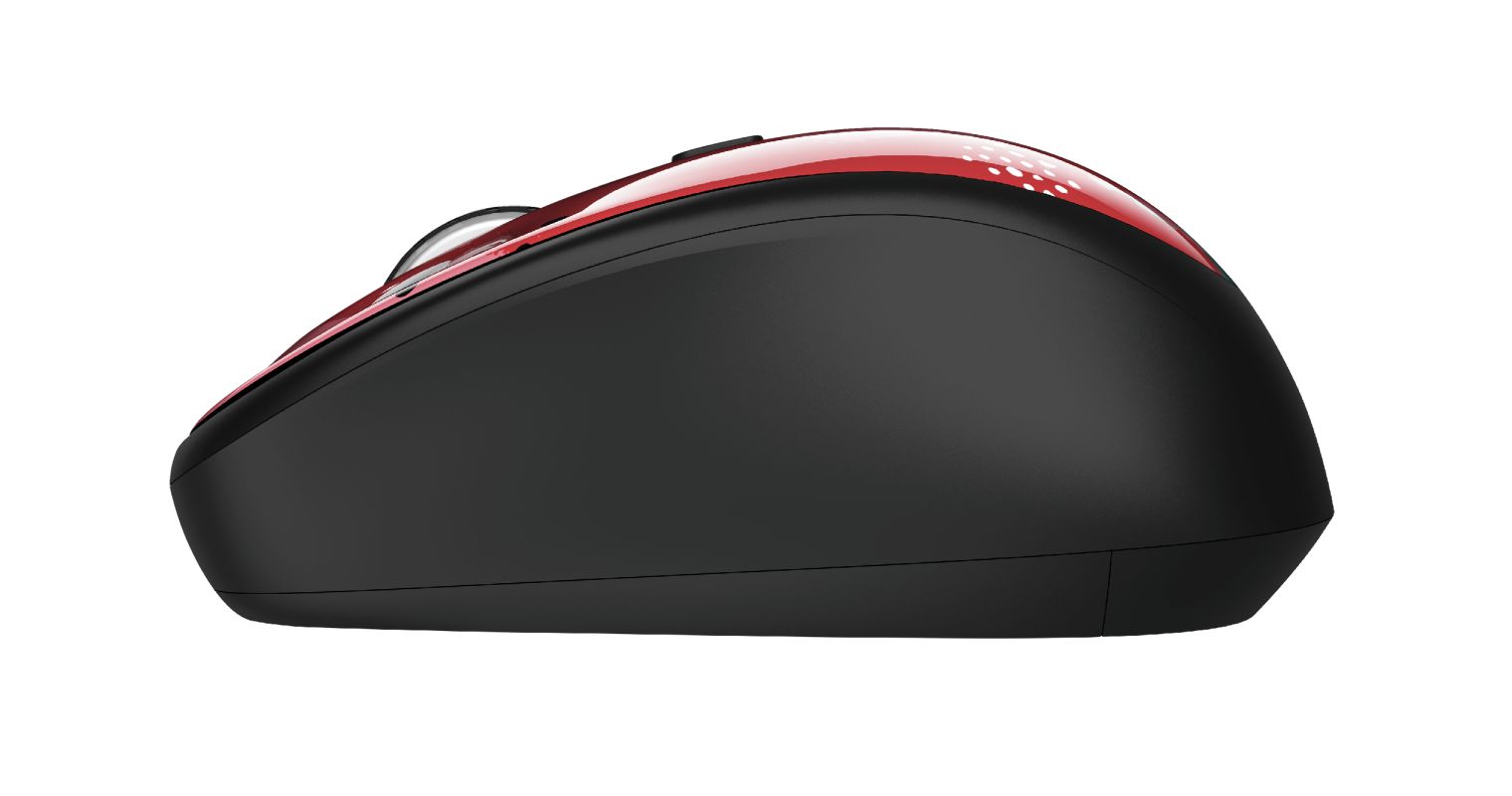 Trust Yvi Wireless Mini Mouse Red Brush