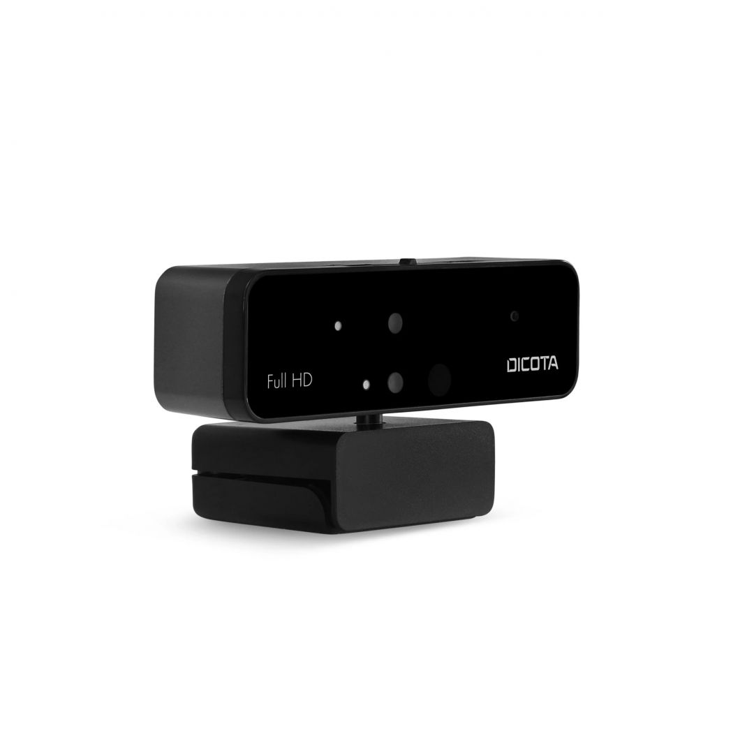 Dicota PRO Face Recognition Webkamera Black