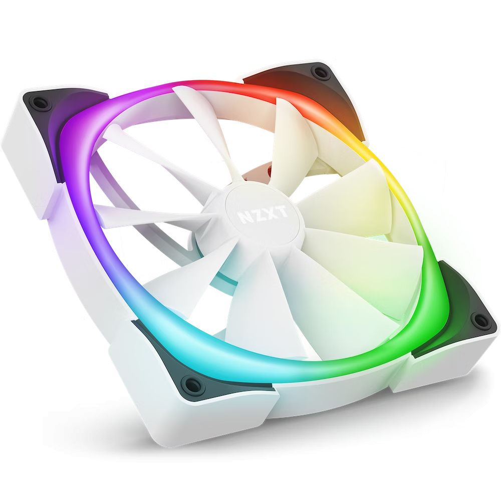 NZXT Aer RGB 2 140mm Twin Starter Pack White