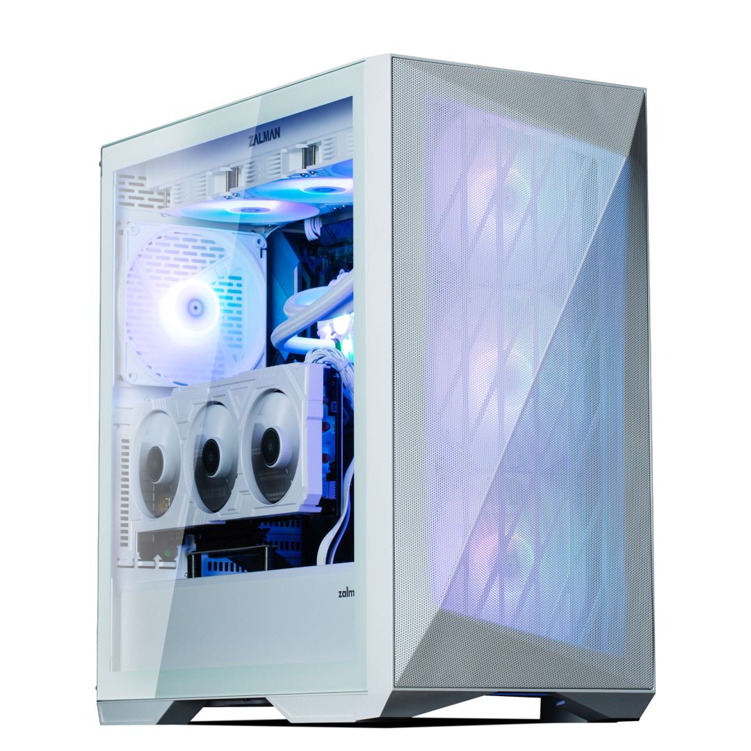 Zalman Z9 Iceberg MS Tempered Glass White
