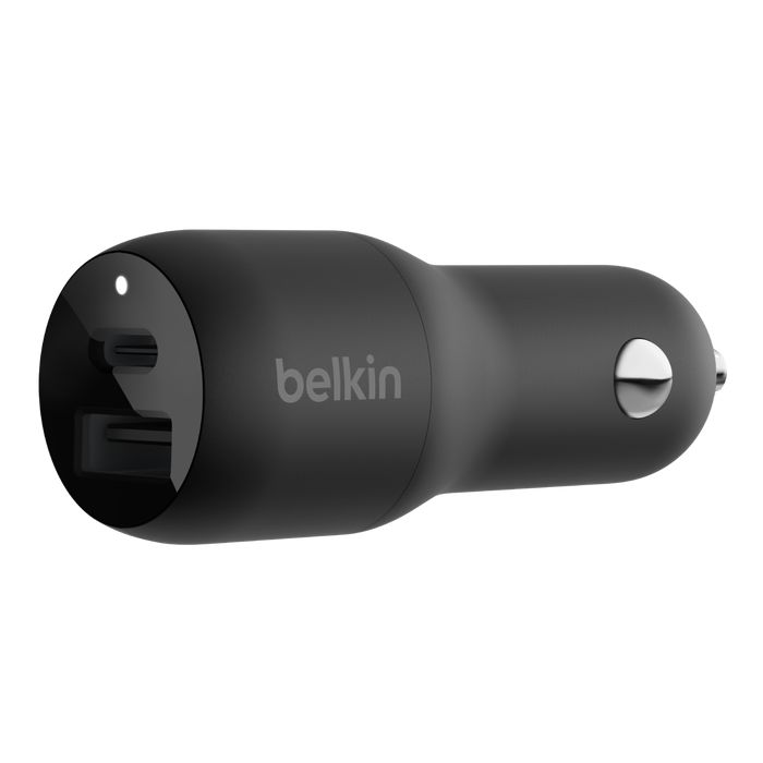 Belkin BoostCharge Dual Car Charger with PPS 37W Black