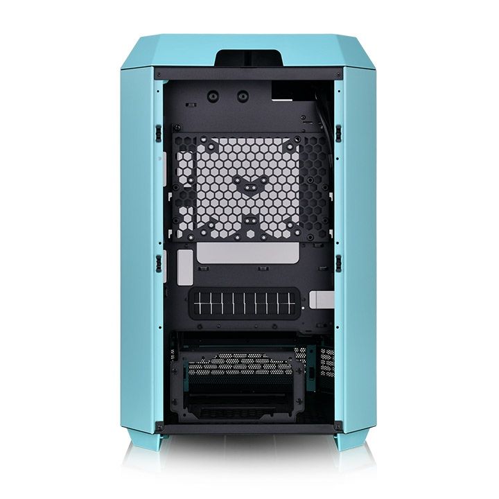 Thermaltake The Tower 300 Tempered Glass Turquoise Blue