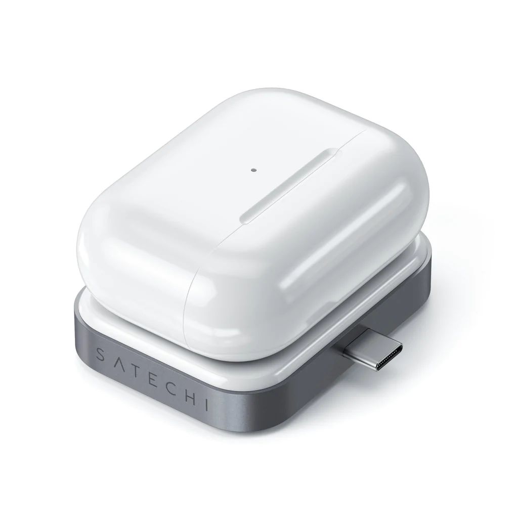 Satechi USB-C Wireless Charging Dock for AirPods (5W) Space Grey