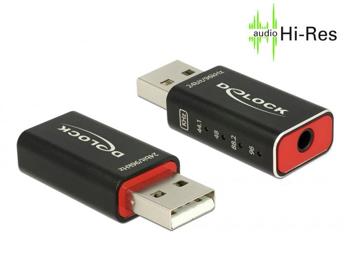 DeLock DELOCK USB Hangkártya 2.0 High-Res 24bit/96kHz