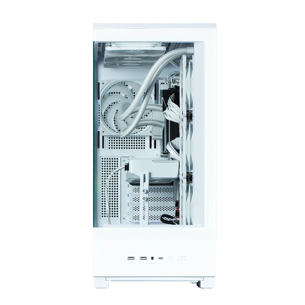 Zalman P50 DS Tempered Glass White