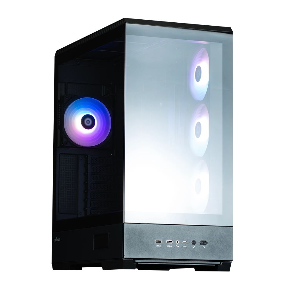 Zalman P50 DS Tempered Glass Black
