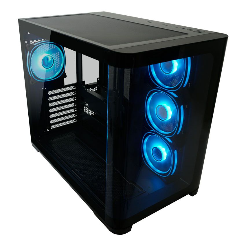 LC Power Gaming 8001B Tempered Glass Pro-Storm Dark