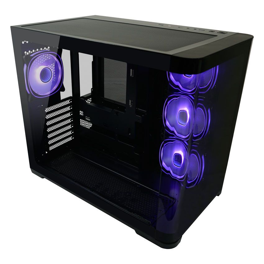 LC Power Gaming 8001B Tempered Glass Pro-Storm Dark